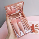 Mini Espelho Com 5 Pincéis Portátil-OFERTA ESPECIAL✅+ENTREGA FULL⚡ - shopyordy