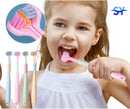 Escova de dentes 3 em 1 de 45° Yalina® ultra fino cabelo macio adulto e crianças