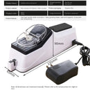 USB Electric Knife Sharpener Adjustable For Kitchen Knives Tool Knife Scissor Sharpening White medium and fine grinding blade - shopyordy