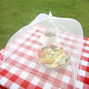 Escudo anti-mosquito pop-up para comida