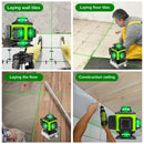 2 baterias nível laser 8/12/16 linha luz verde linha automática de alta precisão expedido do Brasil armazém duty-free