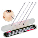 Kit de 4 ferramentas Extrator Acne Removedor de Cravos Aço inoxidável Espinhas - shopyordy