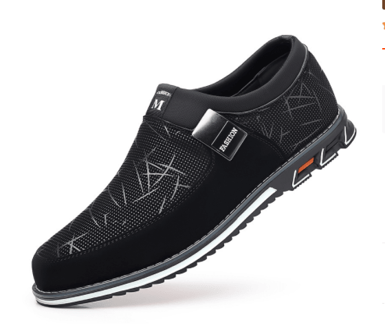 Color printed casual leather shoes - shopyordy